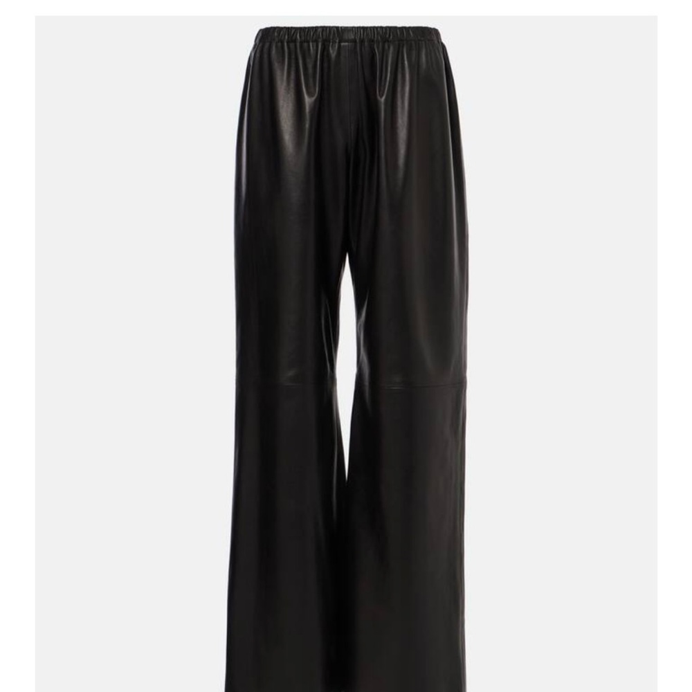 BRAND NEW NOUR HAMMER OLAN LEATHER PANTS SIZE 42 BLACK